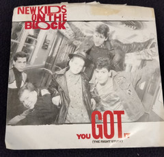 NEW KIDS ON THE BLOCK YOU GOT IT THE RIGHT STUFF + REMIX 45 RPM 7″ VINYL 1988