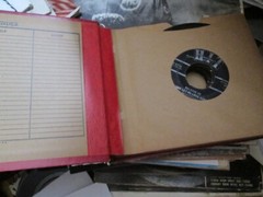 45 LOT IN BINDER 12 “HIT” LABEL RECORDS UNKOWN ARTISTS PICS OF ALL