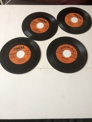 Vintage Vinyl 45 Records on CORAL Label – Your Choice $11 Free Ship
