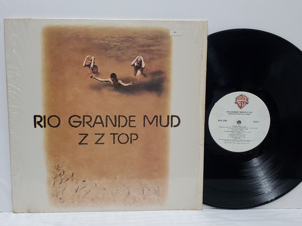 ZZ TOP Rio Grande Mud LP BSK 3269 NEAR MINT Vinyl SHRINK Hard Blues Rock