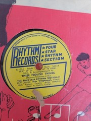 Four Star Rhythm Section – These Foolish Things 78 RPM 1945 Rhythm Records Jazz