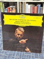 Bruckner Symphony No.9 Karajan Berlin Philharmonic DG German LP NM Tulip Label