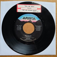 EXPOSE Tell Me Why SYNTH POP ELECTRONIC Arista Records 45 7″ Vinyl Record 1989