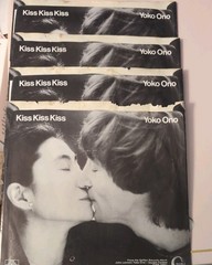 John Lennon Yoko Ono 45 Rpm Record Kiss Kiss Kiss & Just Like Starting Over