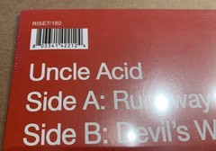 UNCLE ACID & THE DEADBEATS Runaway Girls / Devil’s Work 7” Vinyl SEALED