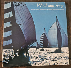 🎵 US Naval Academy Wind And Song Double LP Record Set Navy Band Glee Club VTG