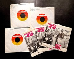 New Kids on the Block – 45 rpm vinyl records – 4 vinyls total