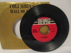 45RPM Marty Robbins ~ El Paso / A White Sports Coat NM Columbia Hall of Fame