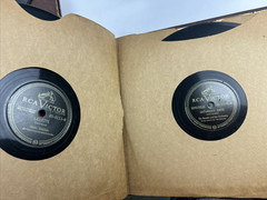 RCA Victor 78 RPM Records Lot Of 25 w/ 3 Antique Albums Jazz 1940s 1950s Shellac