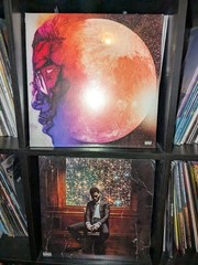 2 ALBUM LOT Kid Cudi MAN ON THE MOON 1 & 2 End of Day Legend Mr Rager VINYL NEW!