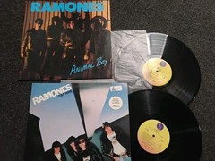 Animal Boy, The Ramones LP Sire 1-25433 & Leave Home LP Vinyl SR 6031