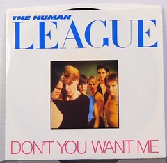 Human League – Don’t You Want Me – 1981 A&M New Wave Synth-Pop 7″ Record + Pic