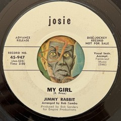 HEAR Jimmy Rabbit 45 My Girl / Wishy Washy Woman JOSIE garage psych promo