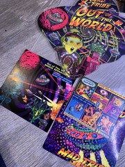 Mad Tribe limited edition UFO-shaped vinyl picture disc