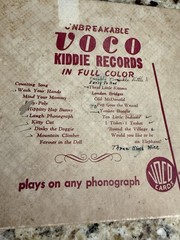 Set Of 8 Voco Children’s Records In Color