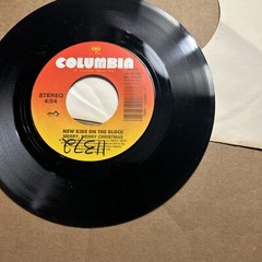 New Kids On The Block Merry Merry Christmas/Cover Girl 1988 Columbia Records 45