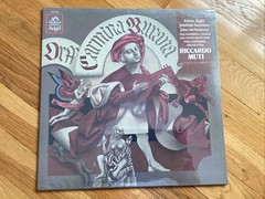 Carl Orff Carmina Burana Vinyl Record Ricardo Muti Philharmonia Orchestra