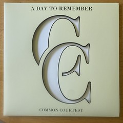 A Day To Remember- Common Courtesy Double Cream W/Gray Splatter Vinyl Record