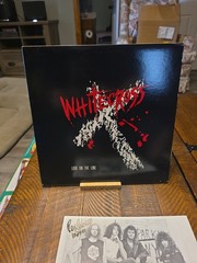 1988 White Cross Love On The Line Vinyl LP Insert & Rex Carrol Signed Photo