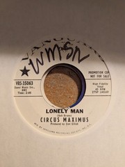PSYCH Circus Maximus Lonely Man / Negative Dreamer Girl Vanguard 1968 VG+ PROMO