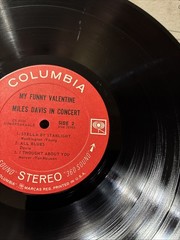 MILES DAVIS My Funny Valentine LP COLUMBIA CS 9106 US 1965 2-EYE Herbie Hancock