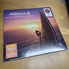 Disney MOANA 2 LE Soundtrack Record LP – Blue Splatter Vinyl on Gatefold Sleeve