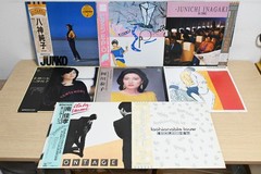 A156 Japanese City Pop LP Vinyl Lot (8) obi – Junko Yagami.Epo,Yoshitaka Minami