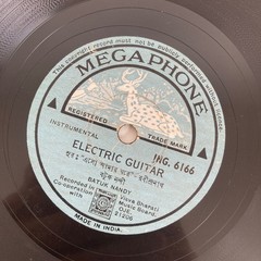 INDIAN ~ ELECTRIC SLIDE GUITAR SOLO ~ RARE ~ 78 RPM ~ HEAR ~ X 3516