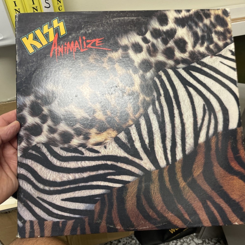 KISS Animalize LP HARD ROCK GLAM METAL 1984 Mercury records