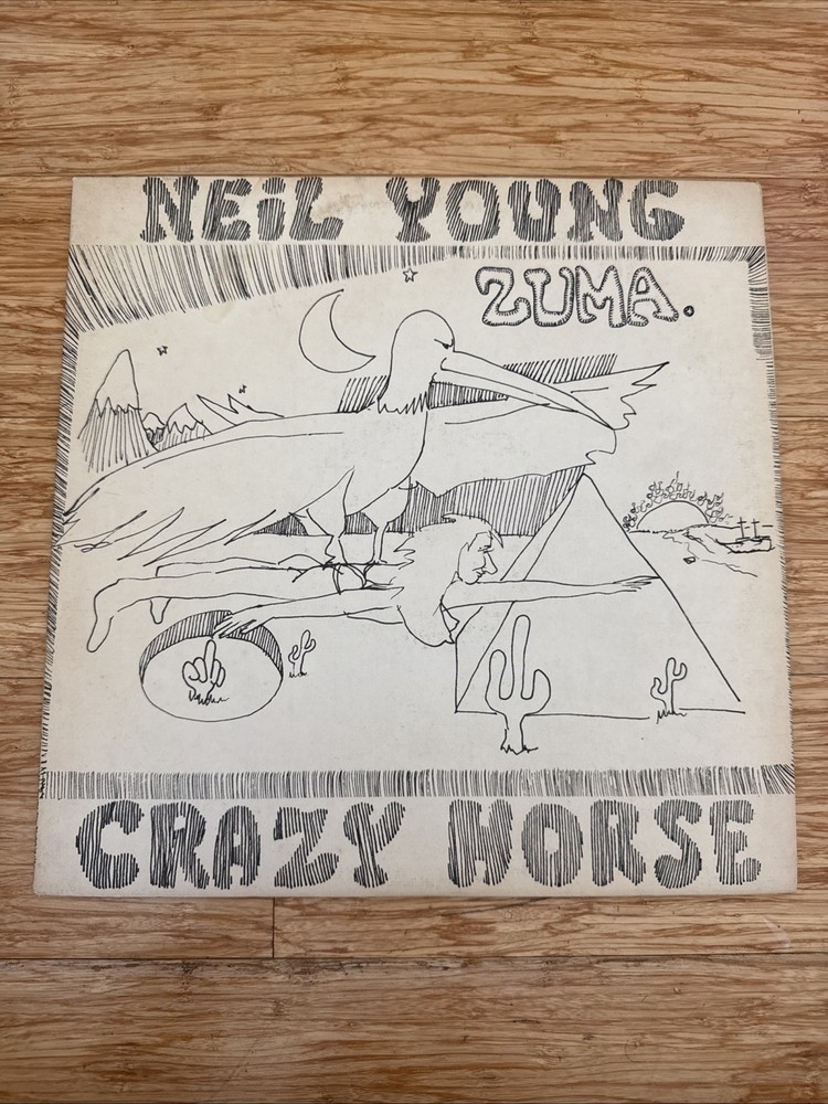Neil Young & Crazy Horse – Zuma – USED VINYL Reprise Records Terra haute Press
