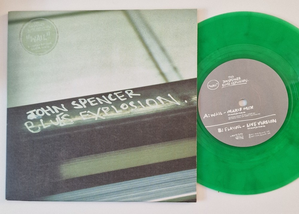 Jon Spencer Blues Explosion – Wail 7″ Green vinyl 1997, Mute records Near Mint