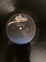 The Clash Combat Rock LP 1982 Epic FE 37689 Vinyl Record Rock The Casbah