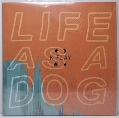 K Flay Life Aa A Dog Record [ORANGE CRUSH VINYL] Mint Condition Fast Shipping